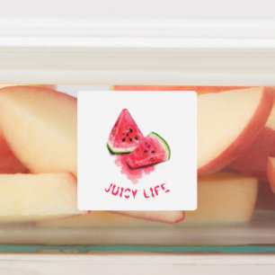 Watermeloenen Stickers - aangepaste tekst