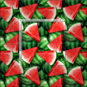 Watermeloenen Stof (Delen)