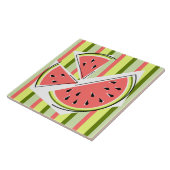 Watermeloenen Stripe Classic Tegeltje (Zijkant)