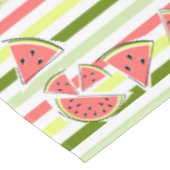 Watermeloenen stripe dunne tafellade tafelkleed (Gekanteld)