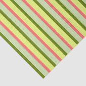 Watermeloenen Stripe Klassiek tissuepapier (Detail)