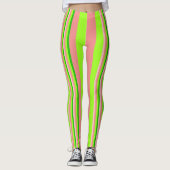 Watermeloenen Stripe Leggings (Voorkant)