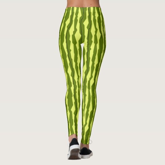 Watermeloenen Stripe leggings (Achterkant)