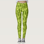 Watermeloenen Stripe leggings (Voorkant)