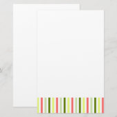 Watermeloenen Stripe Thin-papierwaren Briefpapier (Voorkant / Achterkant)