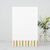 Watermeloenen Stripe Thin-papierwaren Briefpapier (Staand voorkant)