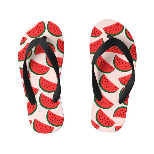Watermeloenen Teenslippers (Voetbed)