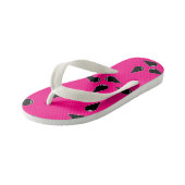 Watermeloenen Teenslippers afdrukken voor kinderen (Schuin)
