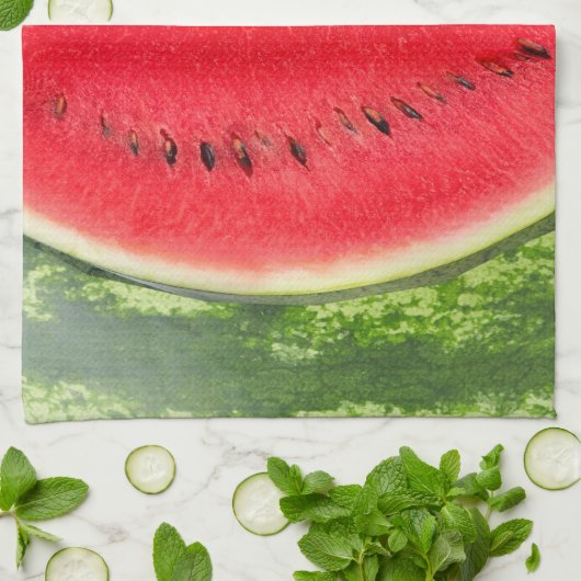 Watermeloenen - theedoek (Gevouwen)