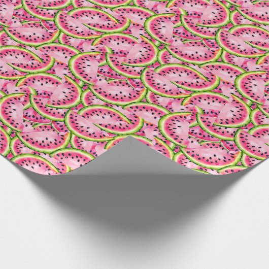 Watermeloenen Verraappapier voor ondernemingen Cadeaupapier (Hoek)