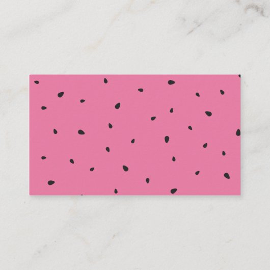 Watermeloenen voor Baby-invoegkaart Informatiekaartje (Achterkant)