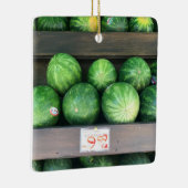 Watermeloenen voor de verkoop Bodega NYC-foto Keramisch Ornament (Rechts)