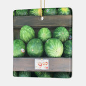 Watermeloenen voor de verkoop Bodega NYC-foto Keramisch Ornament (Links)