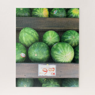 Watermeloenen voor de verkoop Bodega NYC-foto Legpuzzel