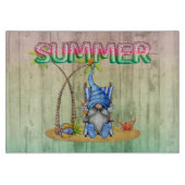 Watermeloenen voor Folie en strand met handpalm Snijplank (Voorkant)