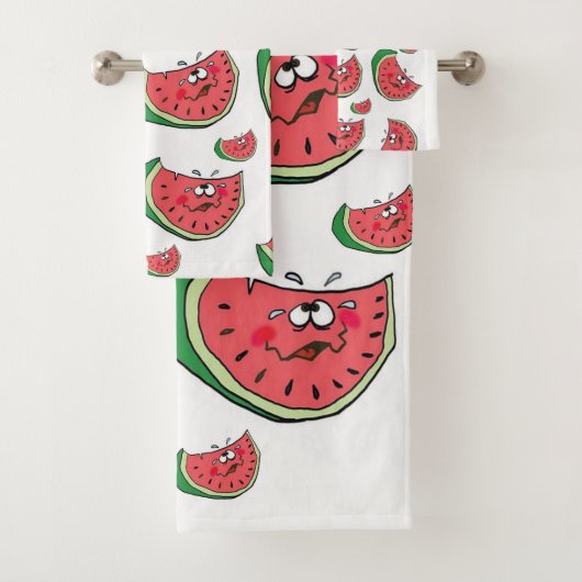 Watermeloenen washanddoekjes bad handdoek (Insitu)