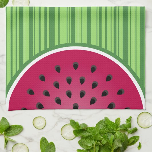 Watermeloenen Wedgies Theedoek (Gevouwen)