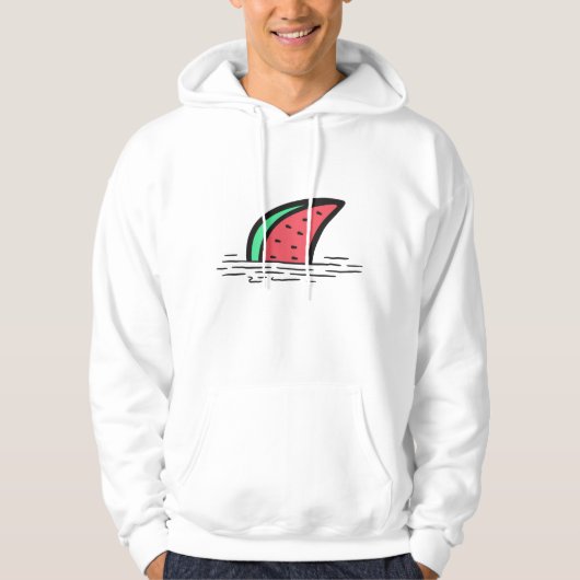 Watermeloenhaai Hoodie (Voorkant)