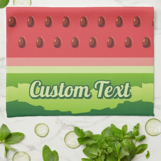 watermeloenhanddoek theedoek (Gevouwen)