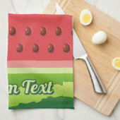 watermeloenhanddoek theedoek (Quarter Fold)