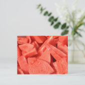 Watermeloenkaart Briefkaart (Staand voorkant)