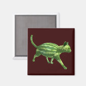 Watermeloenkat Magneet (Voorkant / Achterkant)