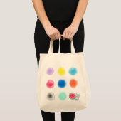 Watermeloenkat met stippen tote bag (Voorkant (product))