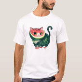 Watermeloenkat T-shirt (Voorkant)