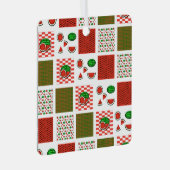 Watermeloenlapwerk Metalen Ornament (Voorkant Rechts)