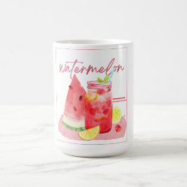 Watermeloenlimonade Aquarel Kunst Koffiemok