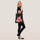 Watermeloenlimonade Aquarel Kunst Tote Bag (Op model)