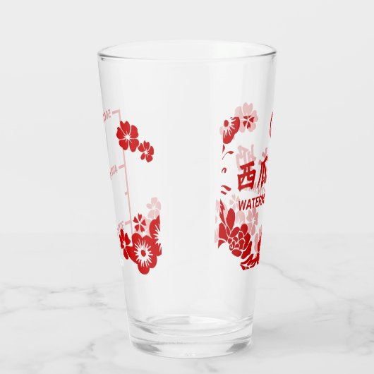 watermeloenmelkglas glas (Rechts)