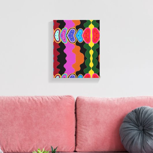 Watermeloenpalet Canvas Afdruk (Insitu (Woonkamer))