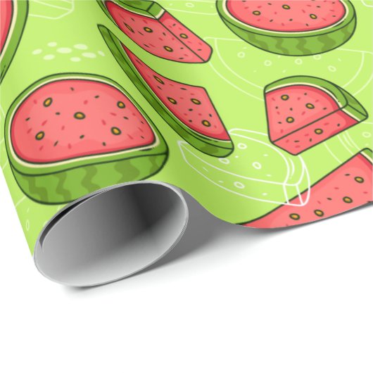 Watermeloenpapier Cadeaupapier (Rol Hoek)