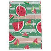 Watermeloenpapier Medium Cadeauzakje (Achterkant)