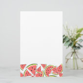 Watermeloenpapierwaren Briefpapier (Staand voorkant)