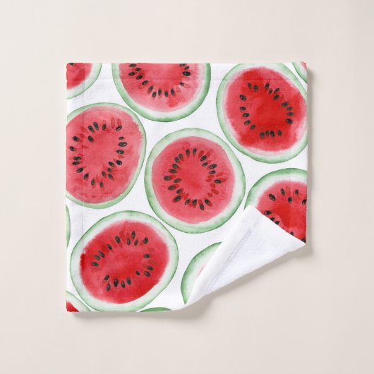 Watermeloenpatroon Bad Handdoek (Wasdoekje)