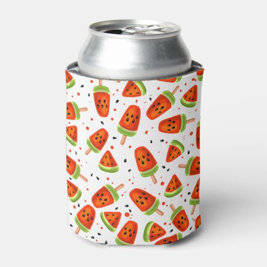 Watermeloenpatroon Blikjeskoeler (Blikje Voorkant)