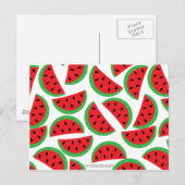 Watermeloenpatroon Briefkaart (Voorkant / Achterkant)