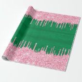 Watermeloenpatroon cadeaupapier (Uitgerold)
