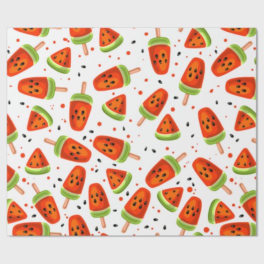 Watermeloenpatroon Cadeaupapier (Vlak)