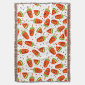 Watermeloenpatroon Deken (Voorkant Verticaal)