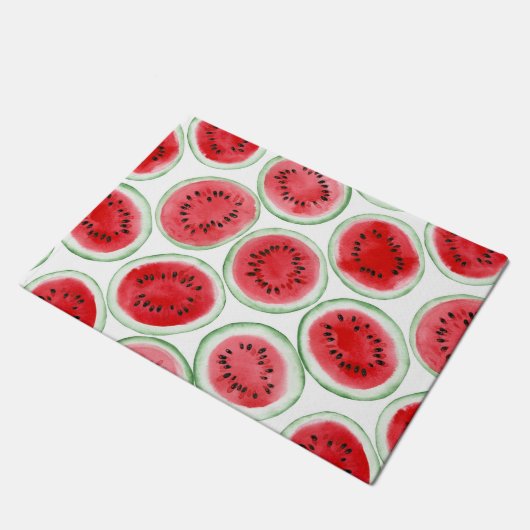 Watermeloenpatroon Deurmat (Schuin)
