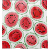 Watermeloenpatroon Douchegordijn (Voorkant)