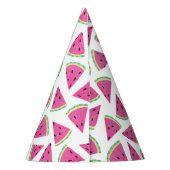 Watermeloenpatroon Feesthoedjes (Achterkant)
