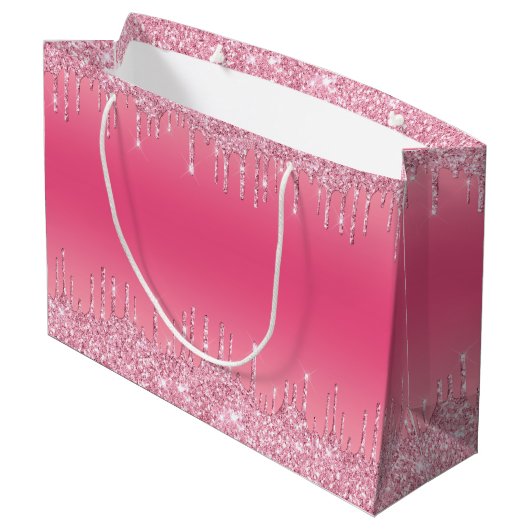 Watermeloenpatroon groot cadeauzakje (Achterkant Gekanteld)