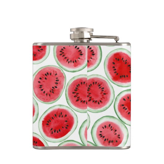 Watermeloenpatroon Heupfles (Achterkant)