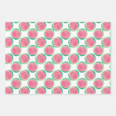 Watermeloenpatroon inpakpapier vel (Voorkant)