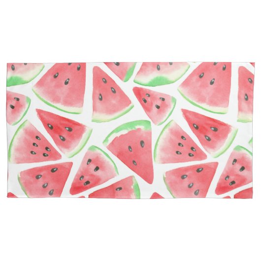 Watermeloenpatroon Kussensloop (Voorkant-Links)