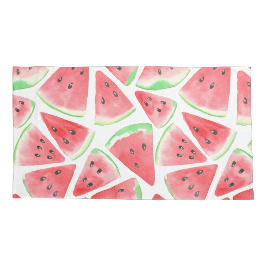 Watermeloenpatroon Kussensloop (Achterkant-Links)